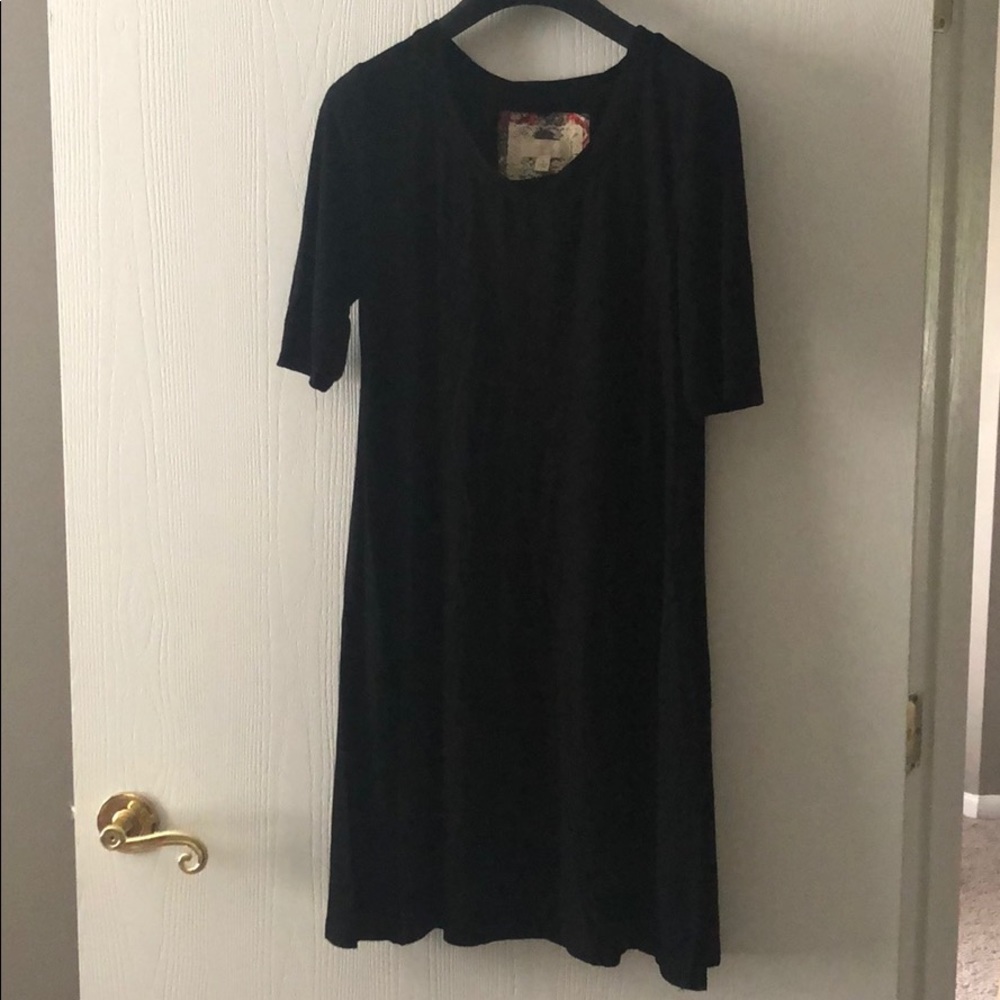 Black t-shirt dress